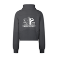 Cropped Half-Zip Sweatshirt