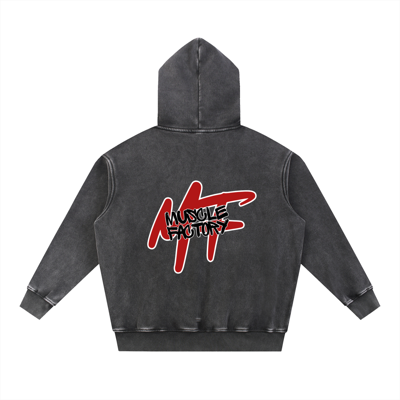 Snow Wash Oversize Hoodie