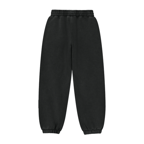 Fleeced Jogger Sweatpants - White Logo