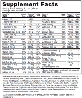 TMF® OPTIMUM NUTRITION SERIOUS MASS 12LBS