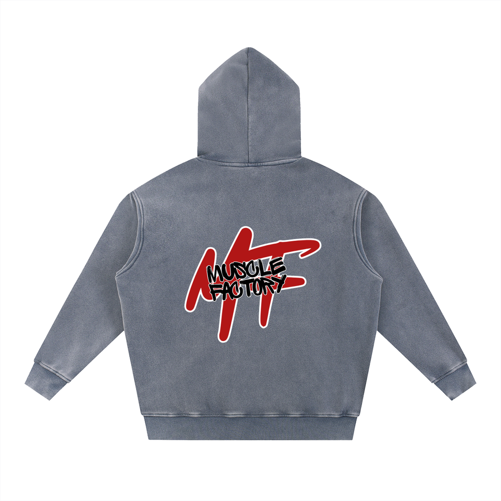 Snow Wash Oversize Hoodie