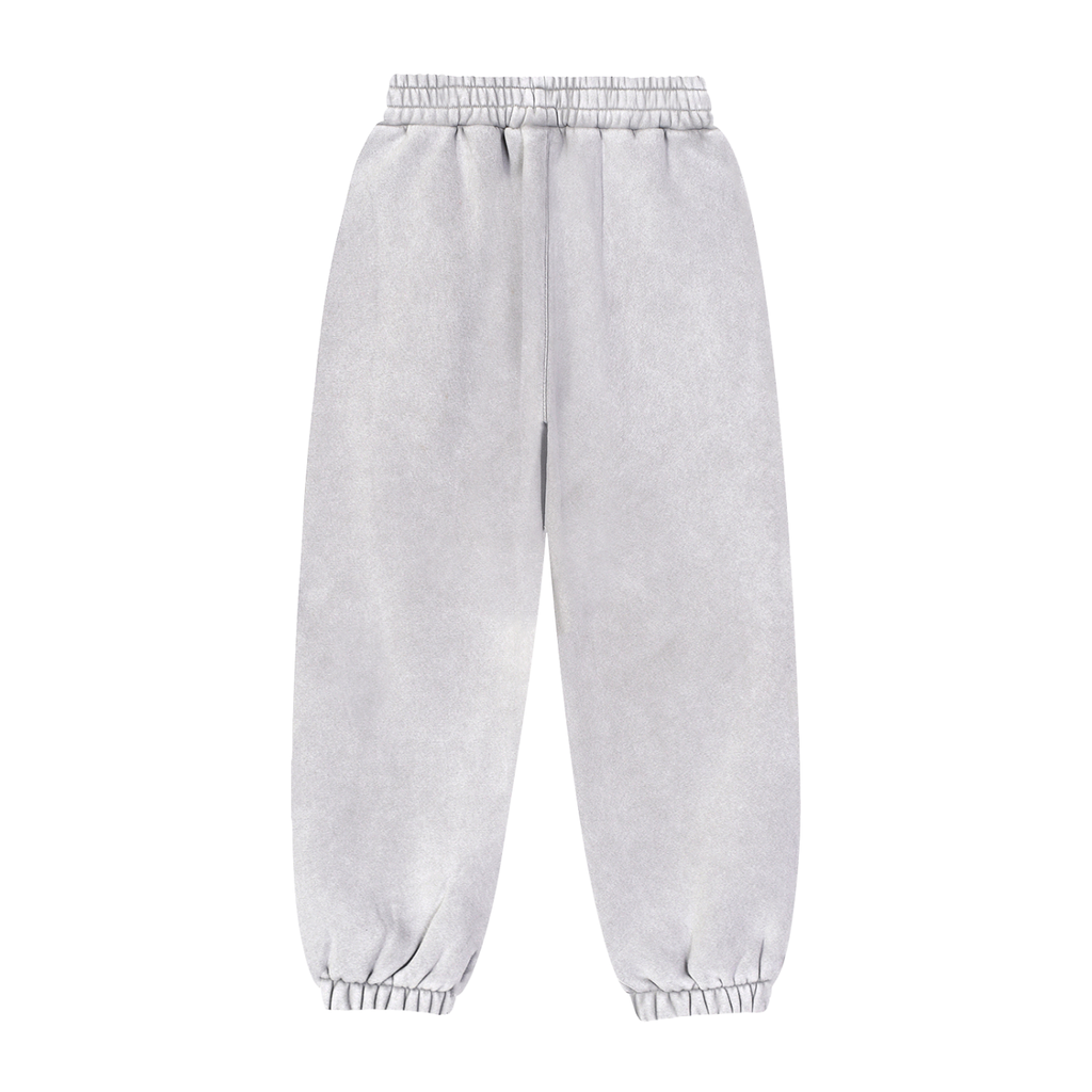 Fleeced Jogger Sweatpants - Black Logo