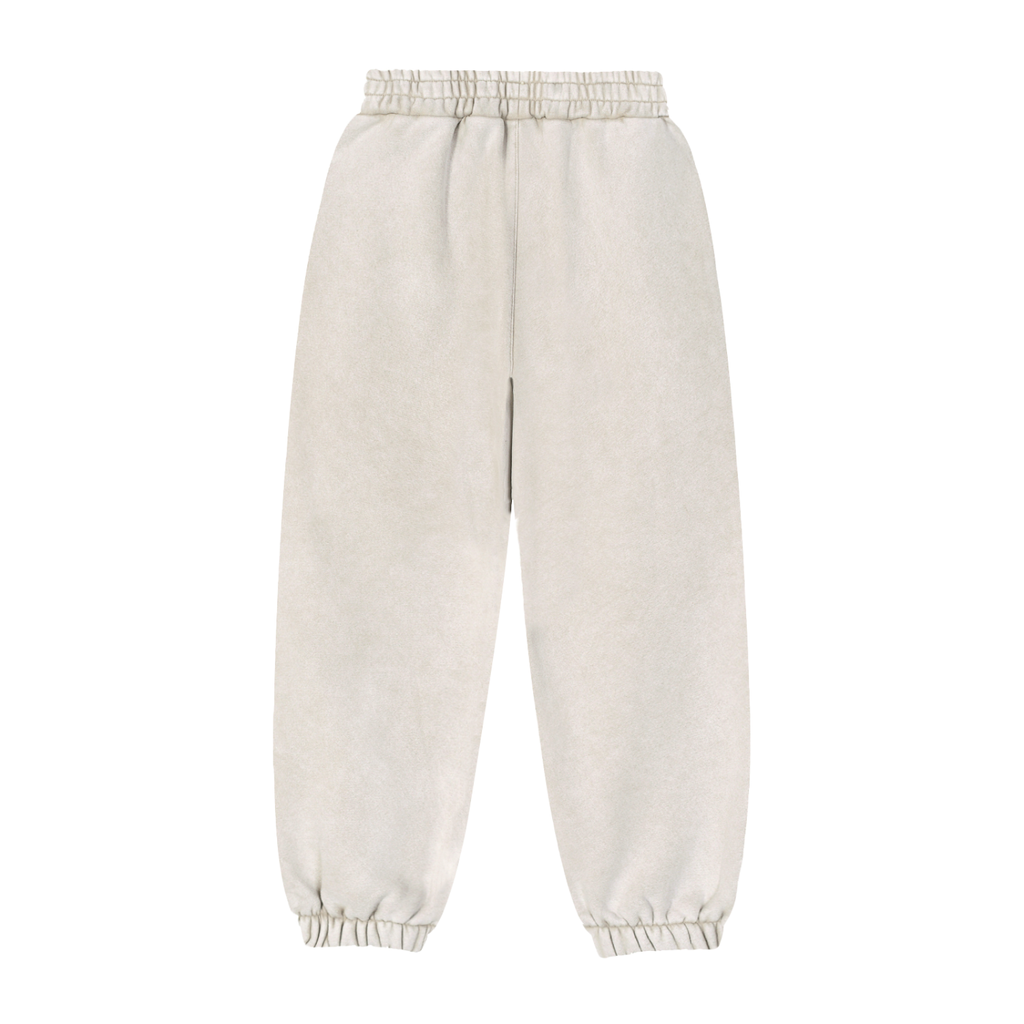 Fleeced Jogger Sweatpants - Black Logo