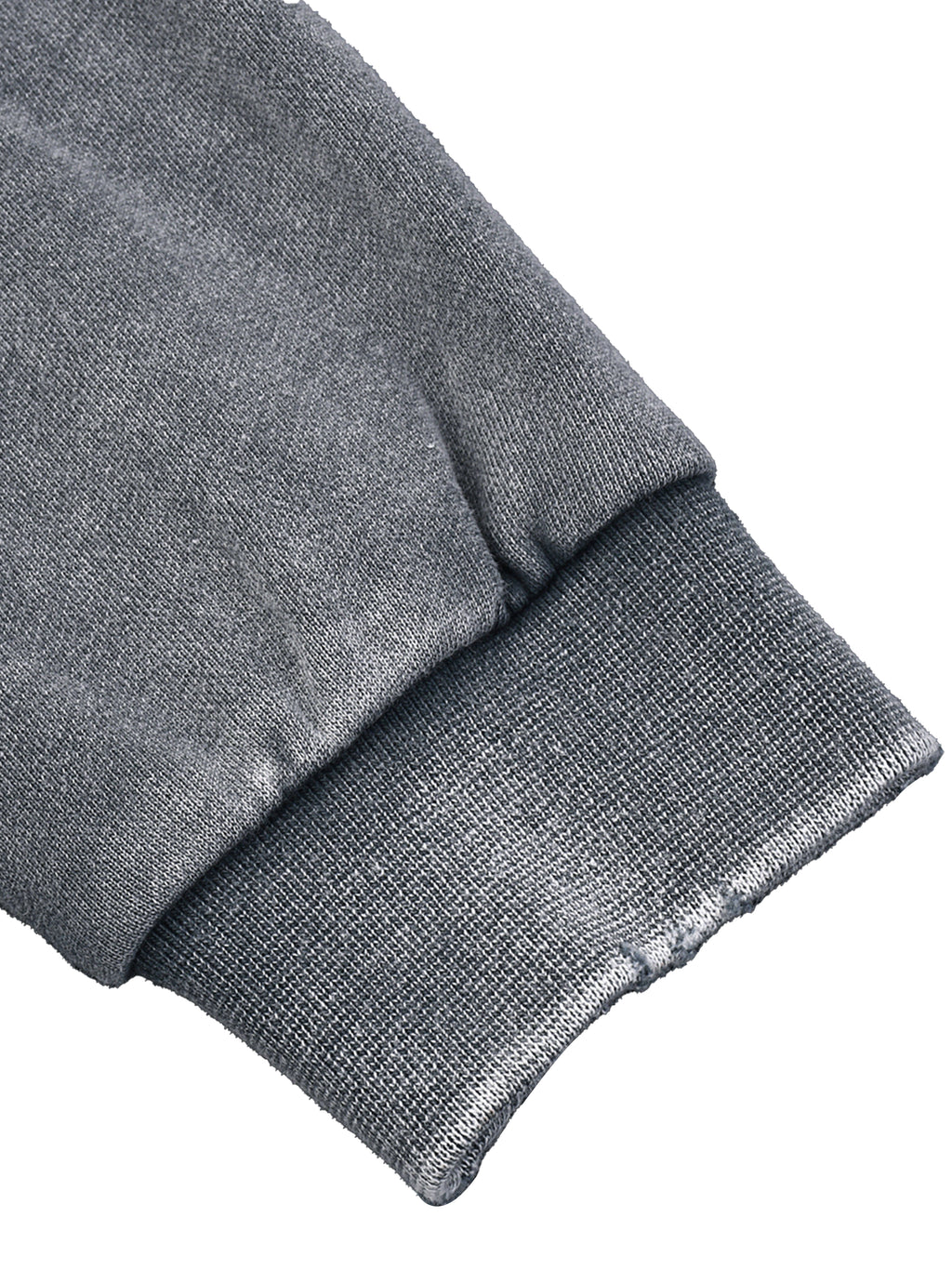 Snow Wash Raw Edge Cropped Sweatshirt